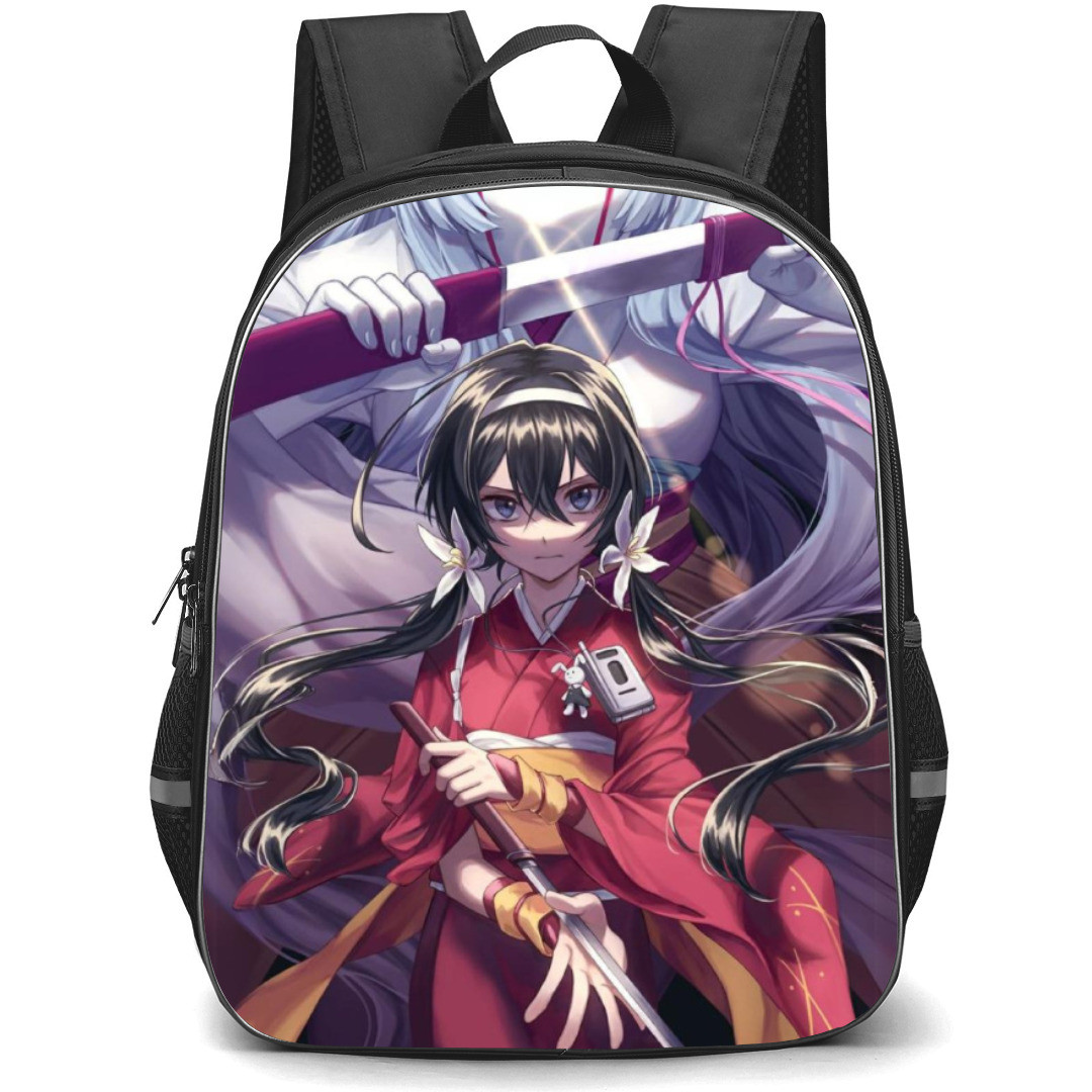 Bungo Stray Dogs Kyoka Izumi Backpack Student Pack - Kyoka Izumi Fierce Sword Portrait