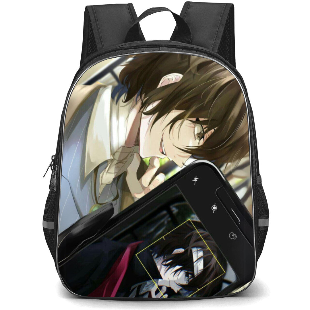 Bungo Stray Dogs Osamu Dazai Backpack Student Pack - Osamu Dazai Fierce Selfie