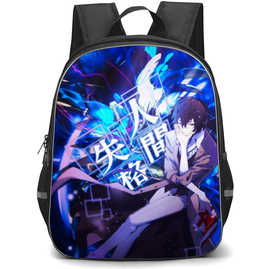Bungo Stray Dogs Osamu Dazai Backpack Student Pack - Osamu Dazai Power Magic Portrait