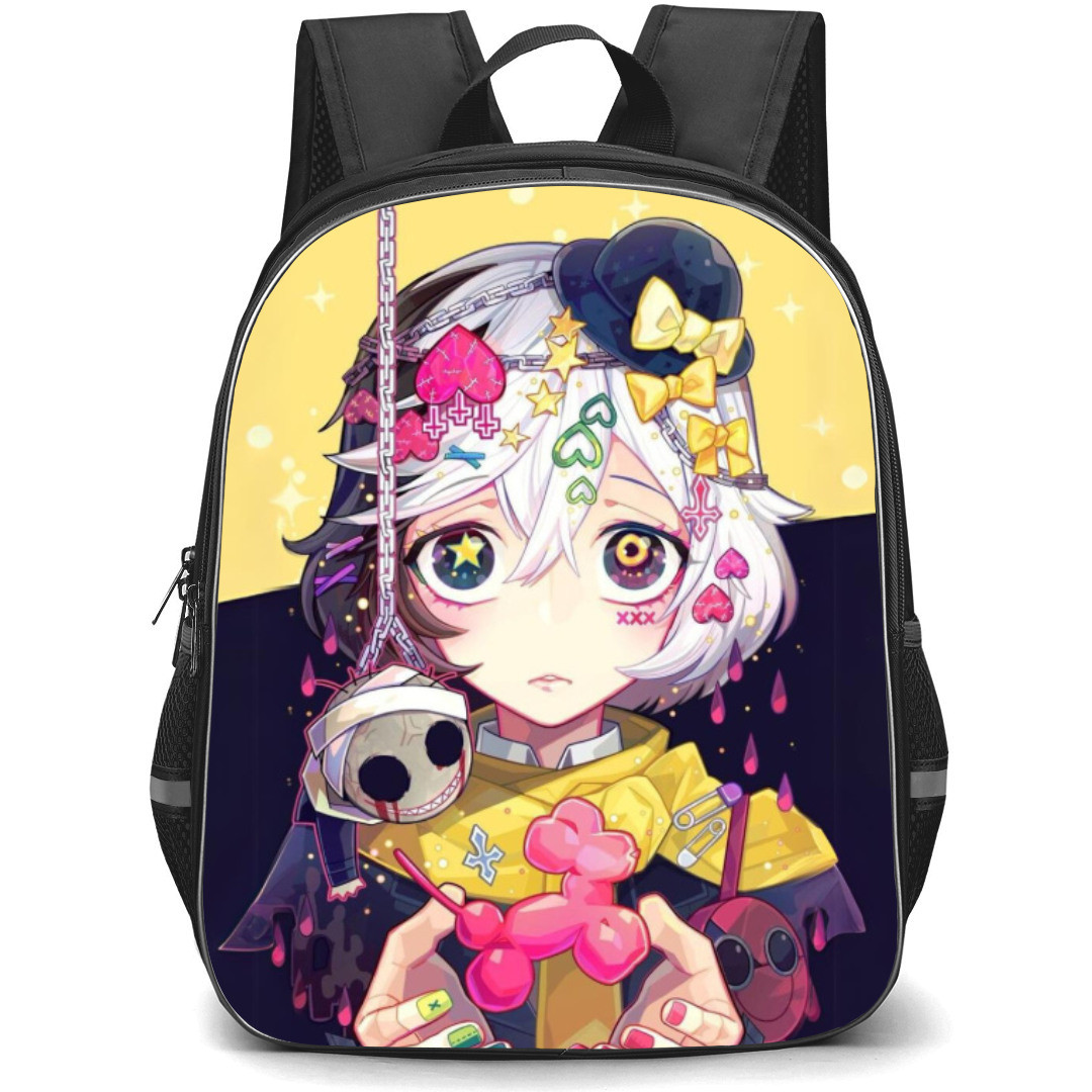 Bungo Stray Dogs Yumeno Kyusaku Backpack Student Pack - Yumeno Kyusaku Balloon Hand Portrait