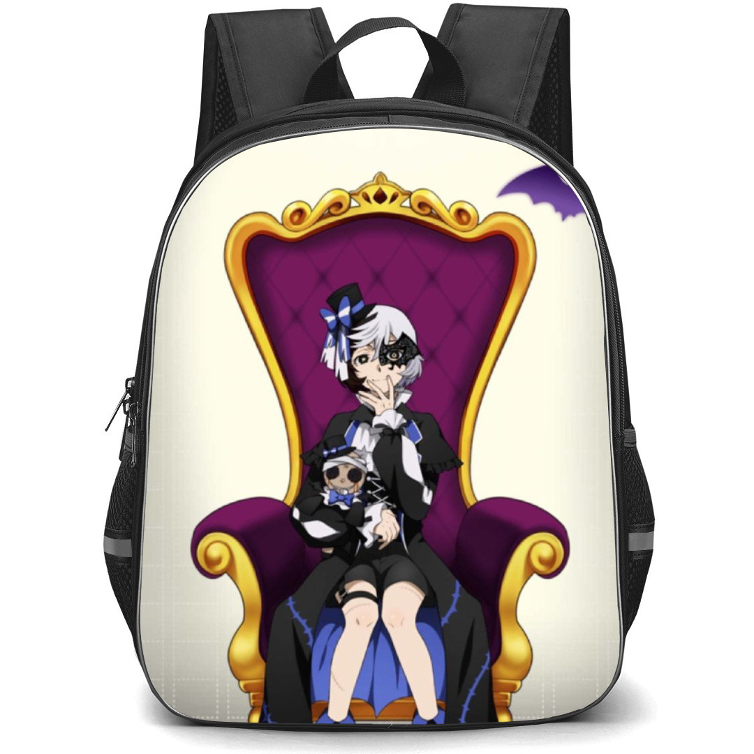 Bungo Stray Dogs Yumeno Kyusaku Backpack Student Pack - Yumeno Kyusaku Sit Hold Doll Portrait