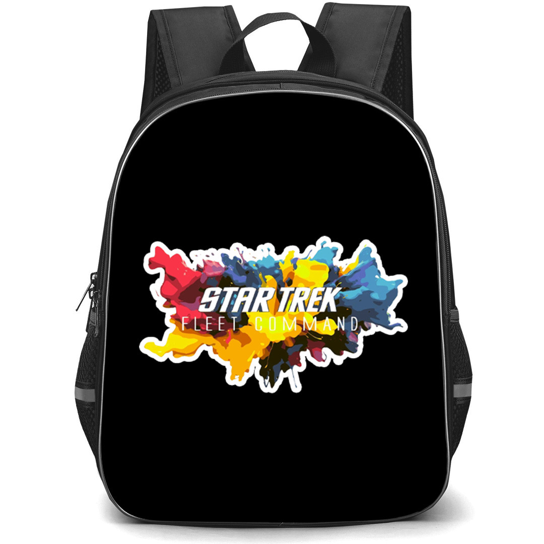 Star Trek Fleet Command Backpack School Bag StudentPack - Star Trek Fleet Command Colorful Logo Sticker