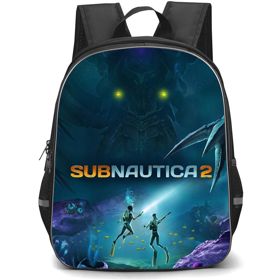 Subnautica Backpack School Bag StudentPack - Subnautica 2 Game Cover Art Poster