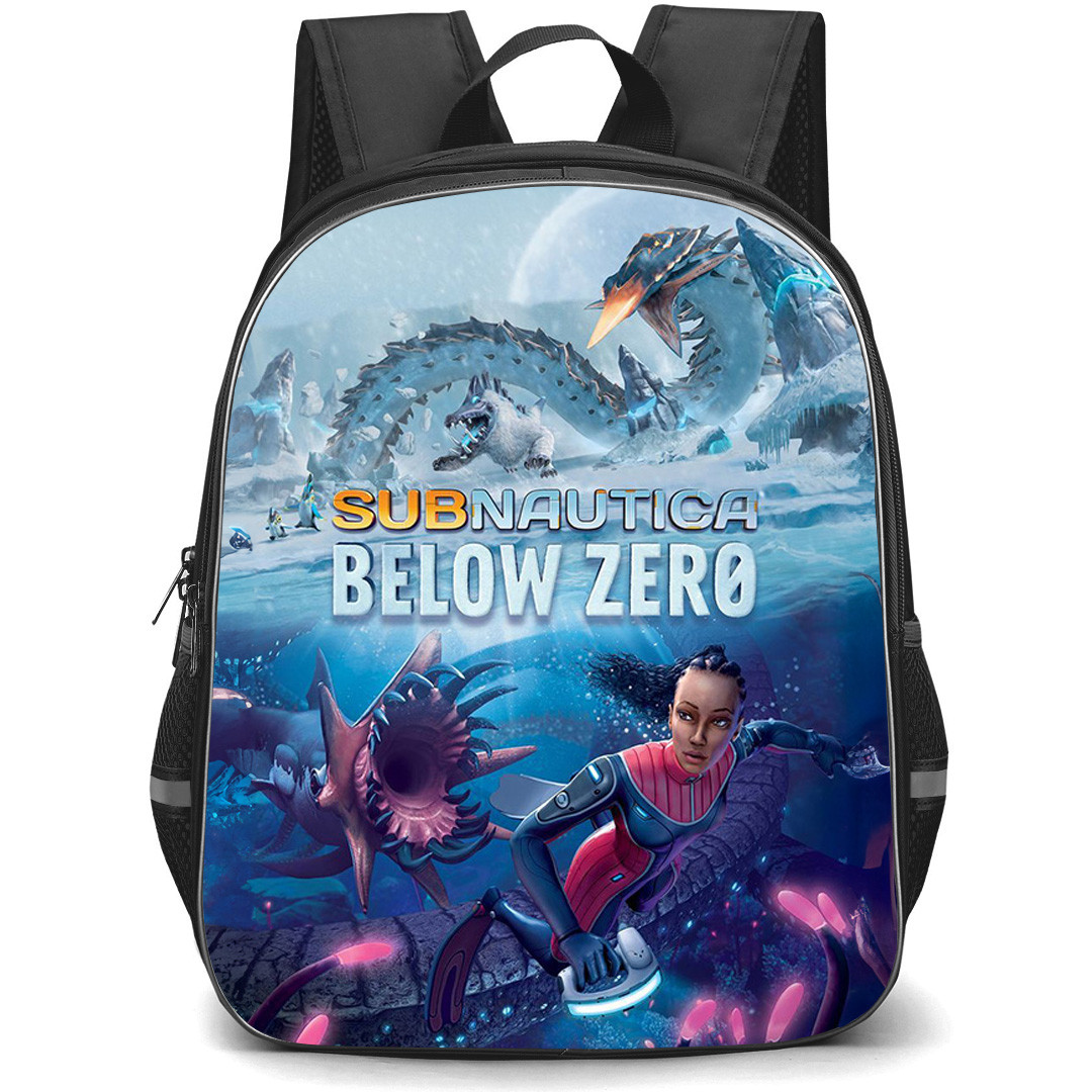 Subnautica Backpack School Bag StudentPack - Subnautica Below Zero Poster