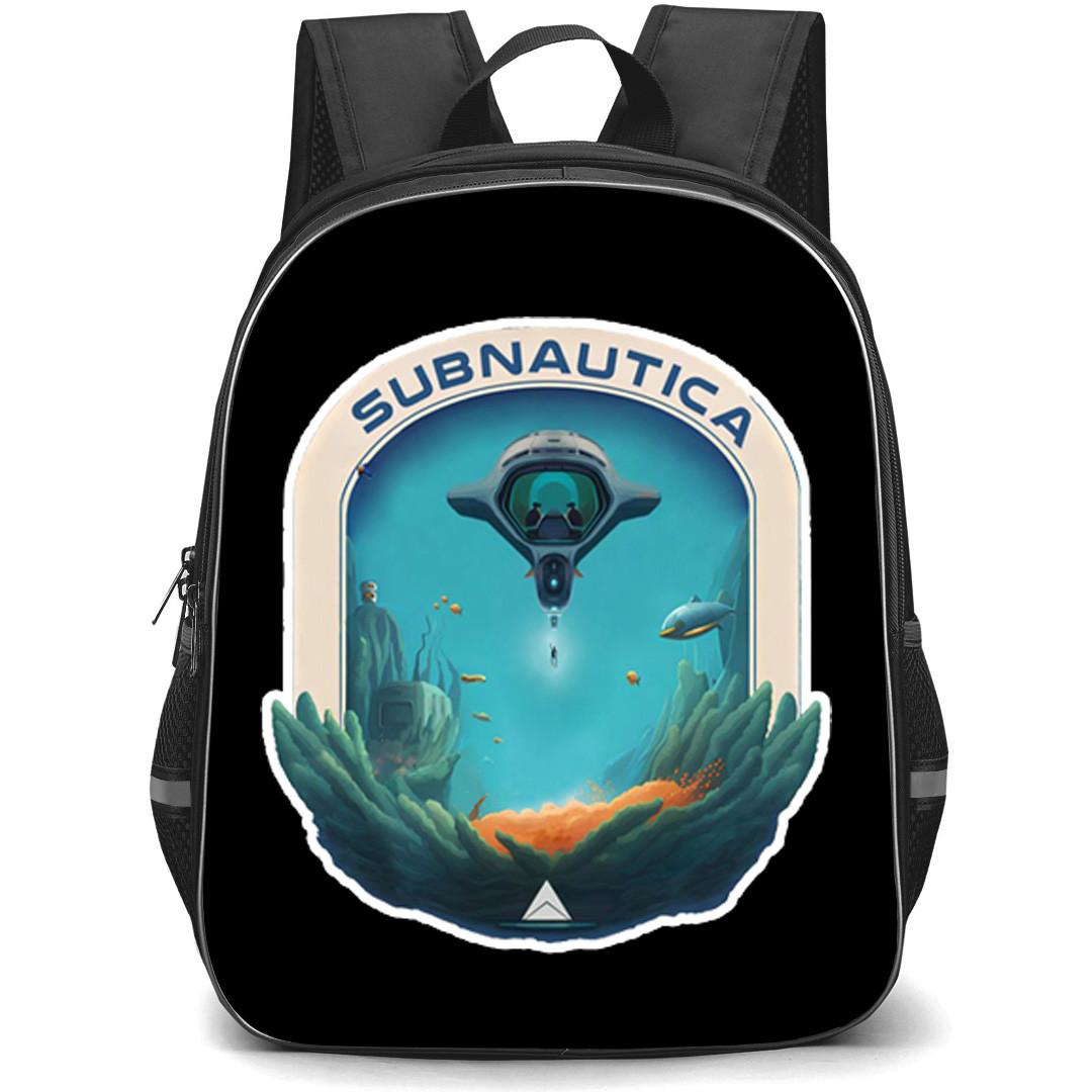 Subnautica Backpack School Bag StudentPack - Cyclops Emblem Logo Sticker