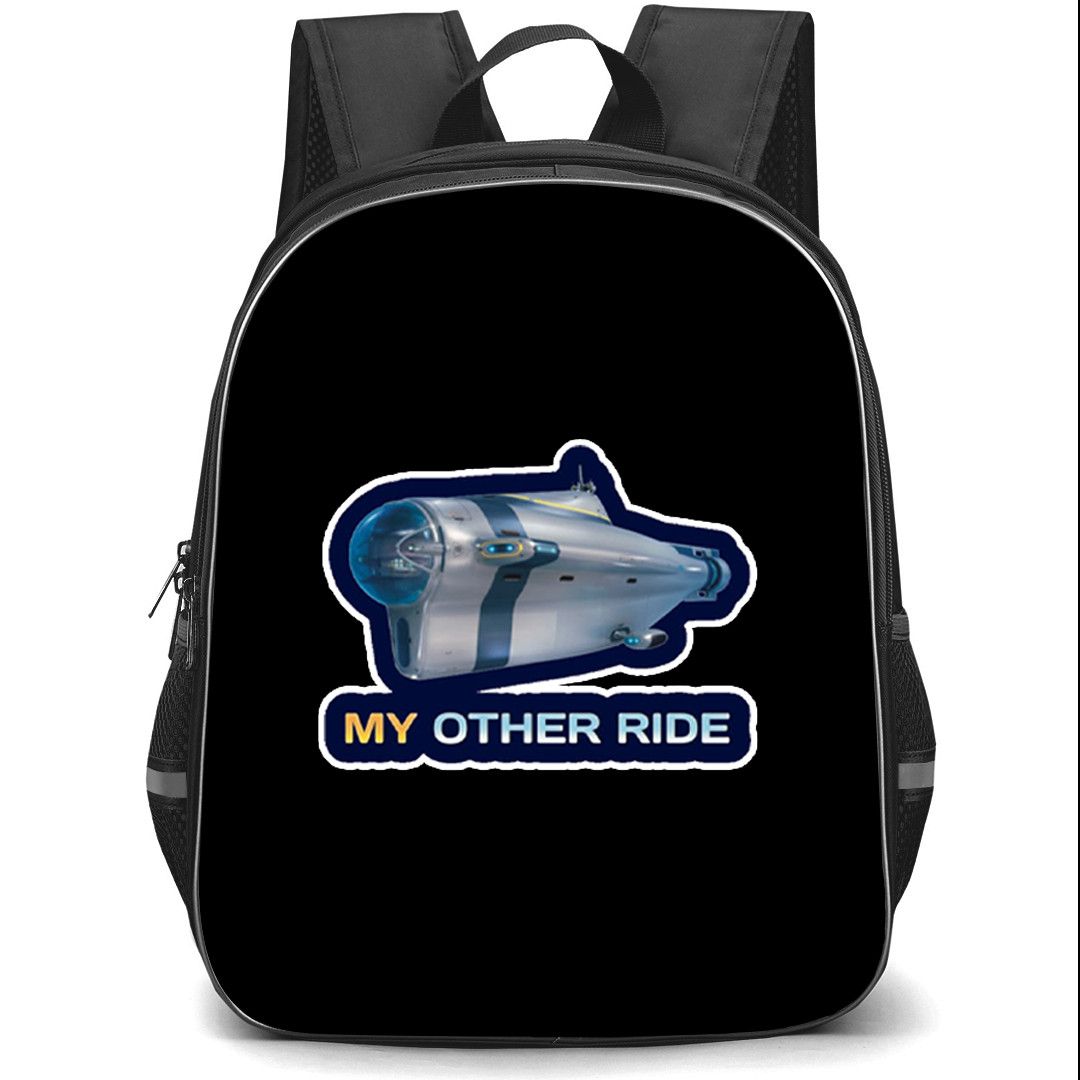 Subnautica Backpack School Bag StudentPack - Subnautica My Other Ride Sticker