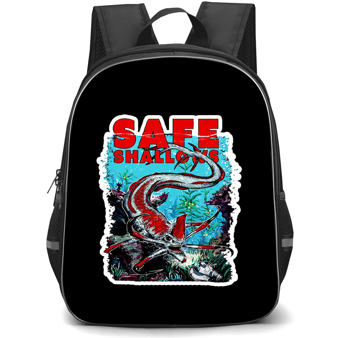 Subnautica Safe Shallows Backpack School Bag StudentPack - Safe Shallows Illustration Art Sticker
