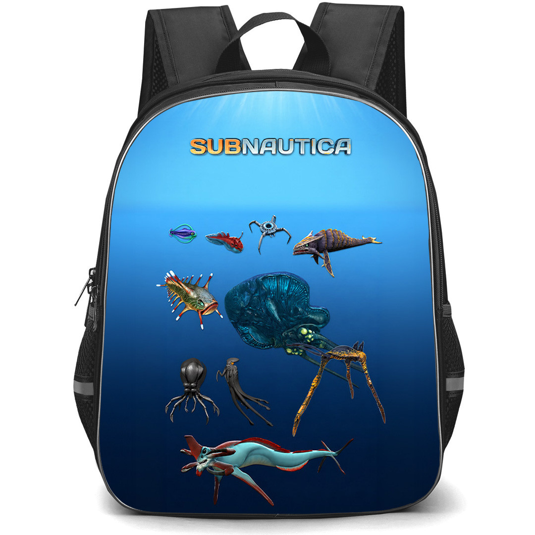 Subnautica Backpack School Bag StudentPack - Subnautica Species Poster
