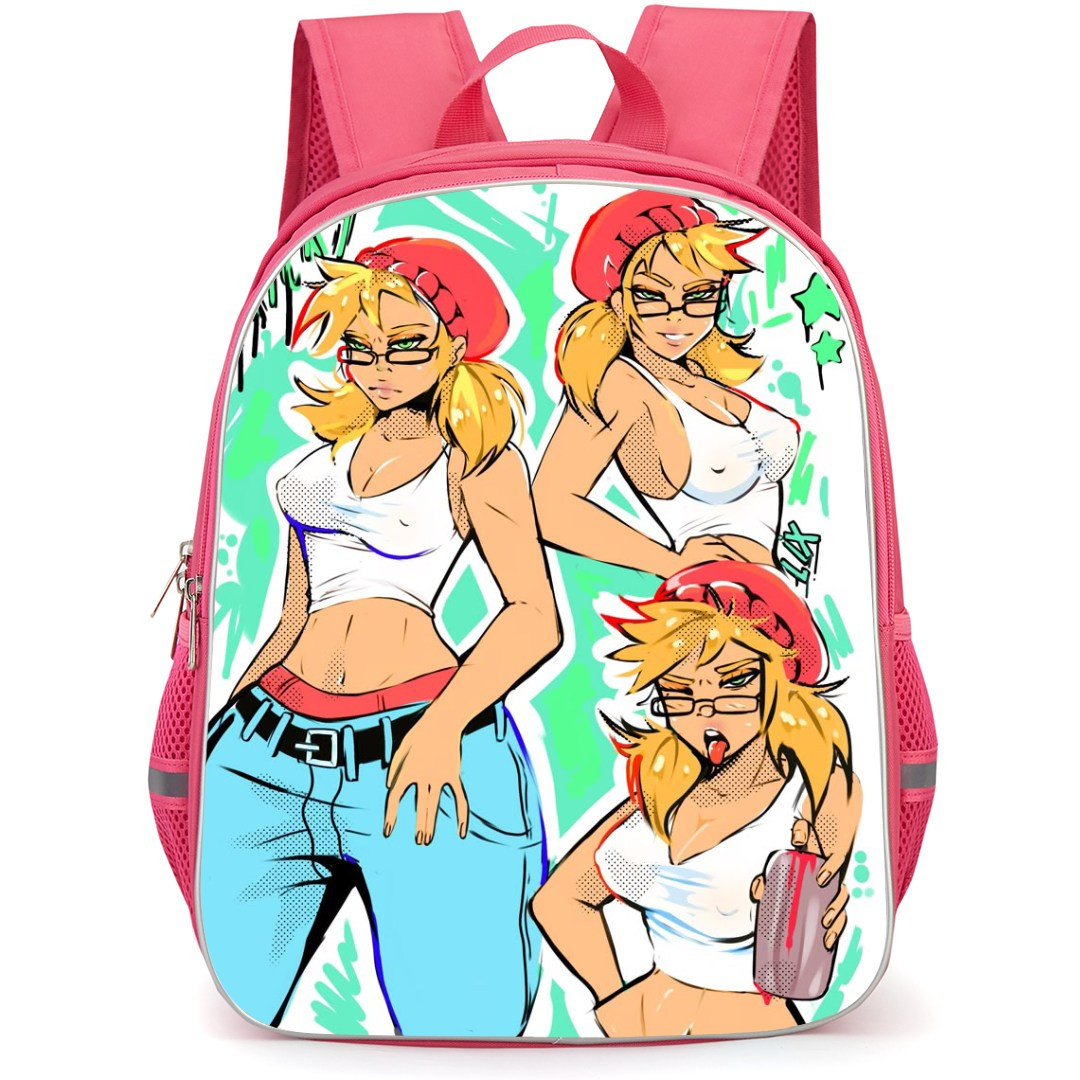 Subway Surfers Backpack StudentPack - Subway Surfers Tricky Retro Drawing Art On White Background