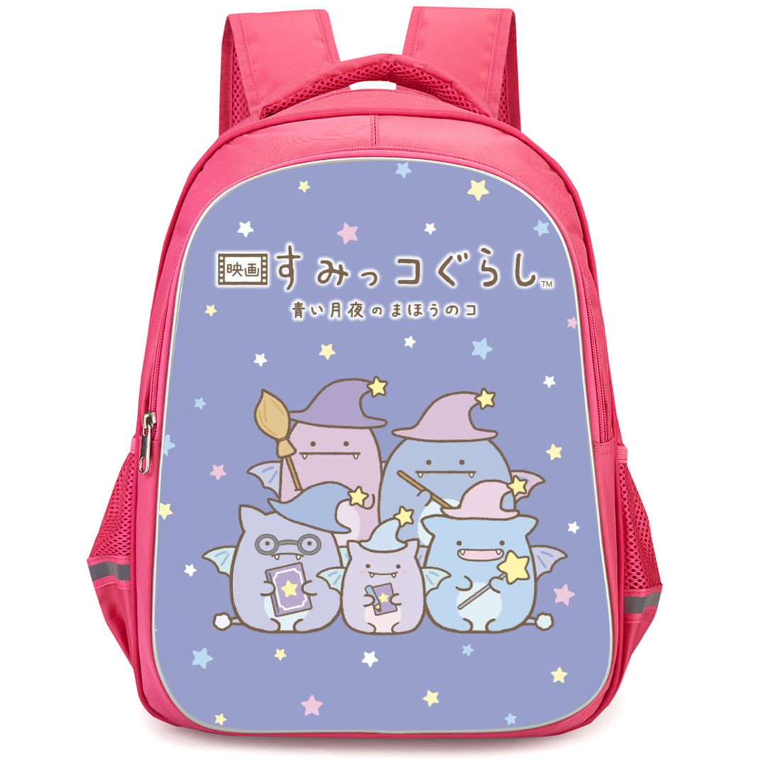 Sumikko Gurashi Backpack StudentPack - Sumikko Gurashi Magic Blue Star Background