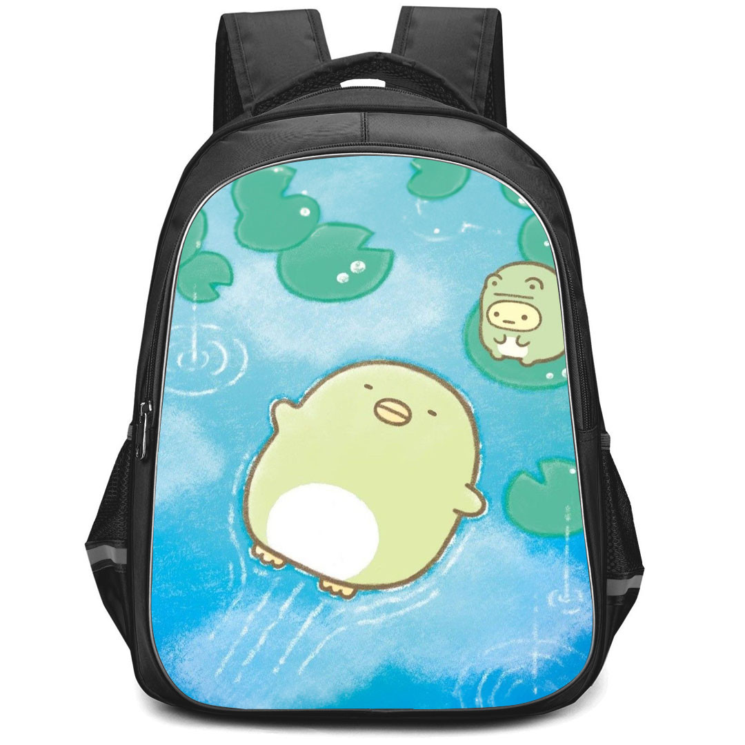 Sumikko Gurashi Penguin Backpack StudentPack - Penguin Swimming Poster