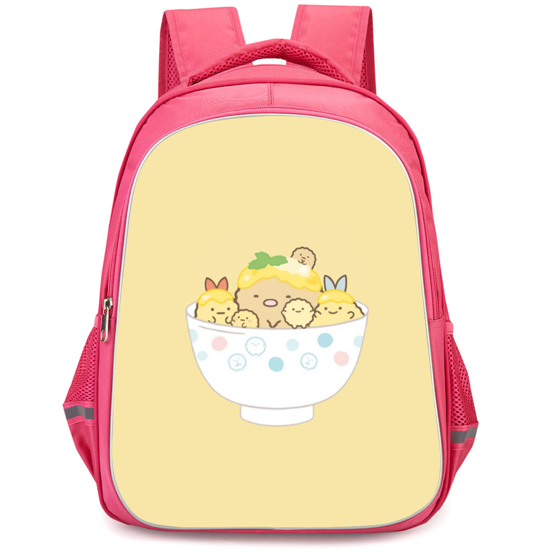 Sumikko Gurashi Backpack StudentPack - Sumikko Gurashi Rice Bowl Poster