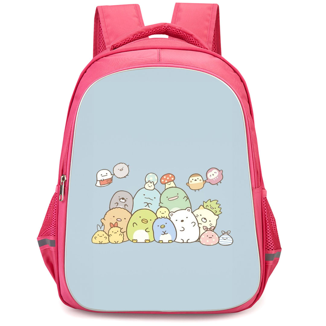 Sumikko Gurashi Backpack StudentPack - Sumikko Gurashi Sitting On Gray Background