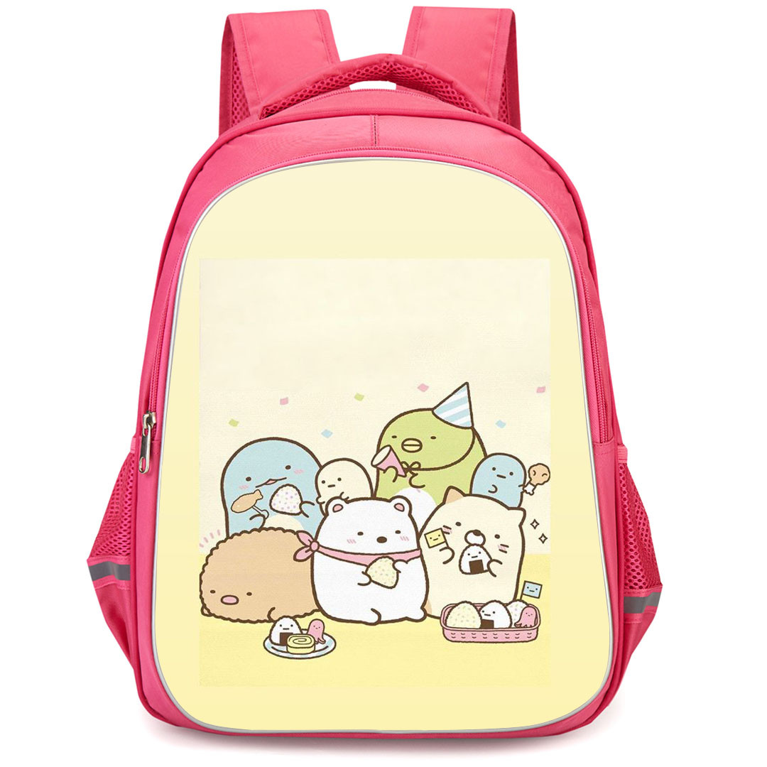 Sumikko Gurashi Backpack StudentPack - Sumikko Gurashi Sitting On Yellow Background