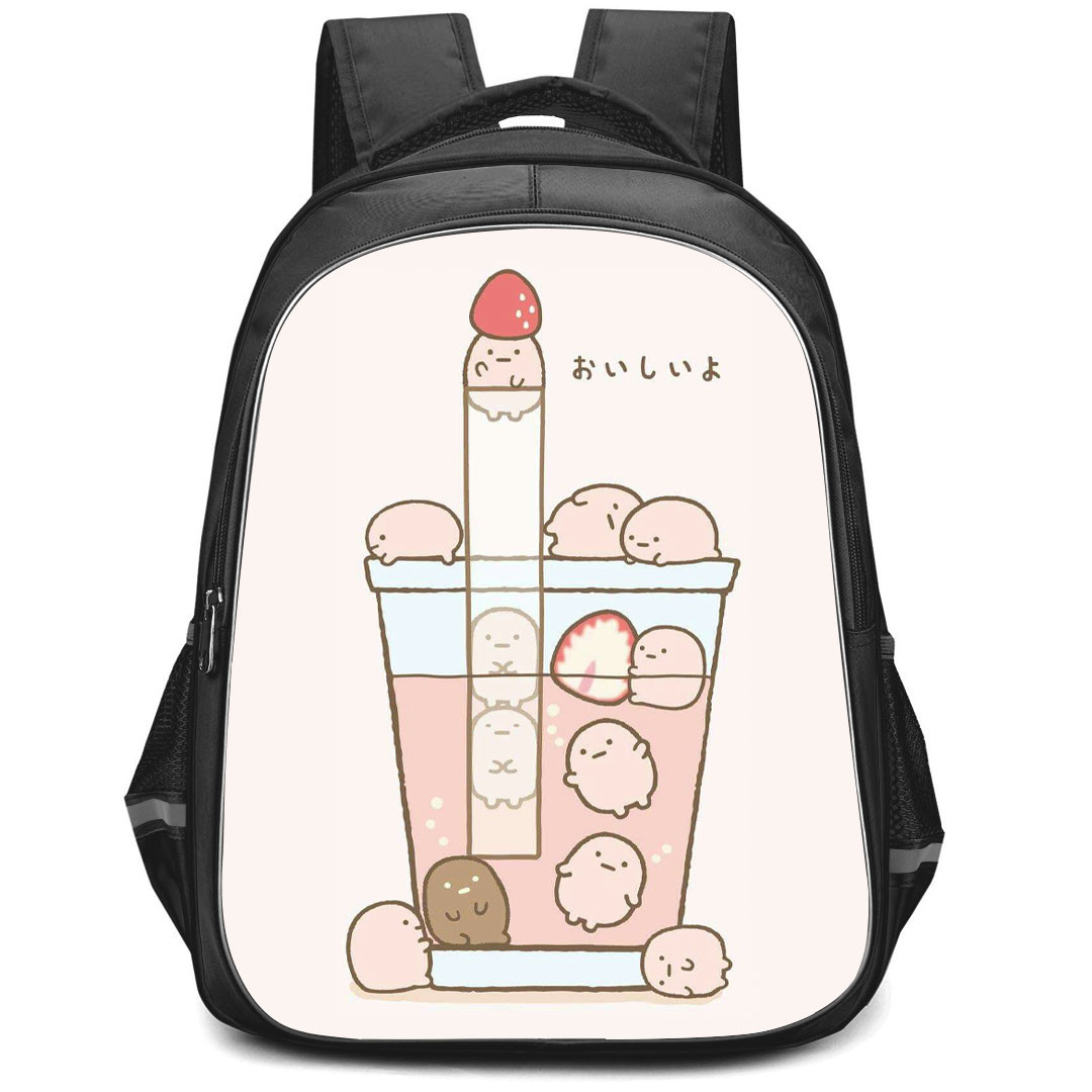 Sumikko Gurashi Tapioca Backpack StudentPack - Tapioca Bubble Tea Poster