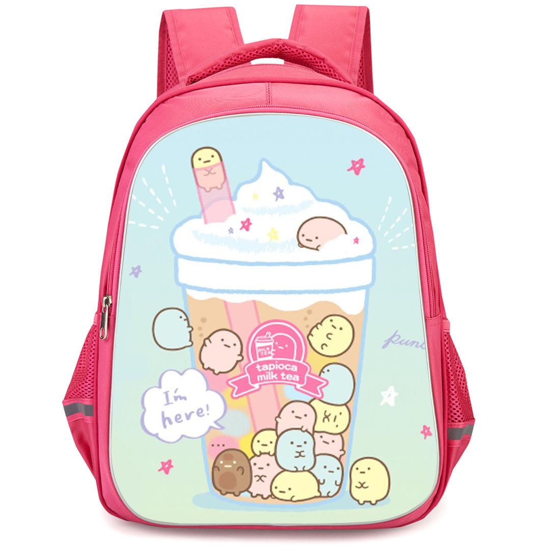 Sumikko Gurashi Tapioca Backpack StudentPack - Tapioca Milk Tea Poster