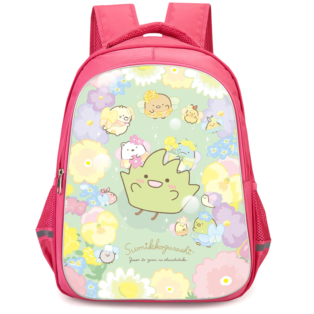 Sumikko Gurashi Zassou Backpack StudentPack - Zassou Flower Garden Poster