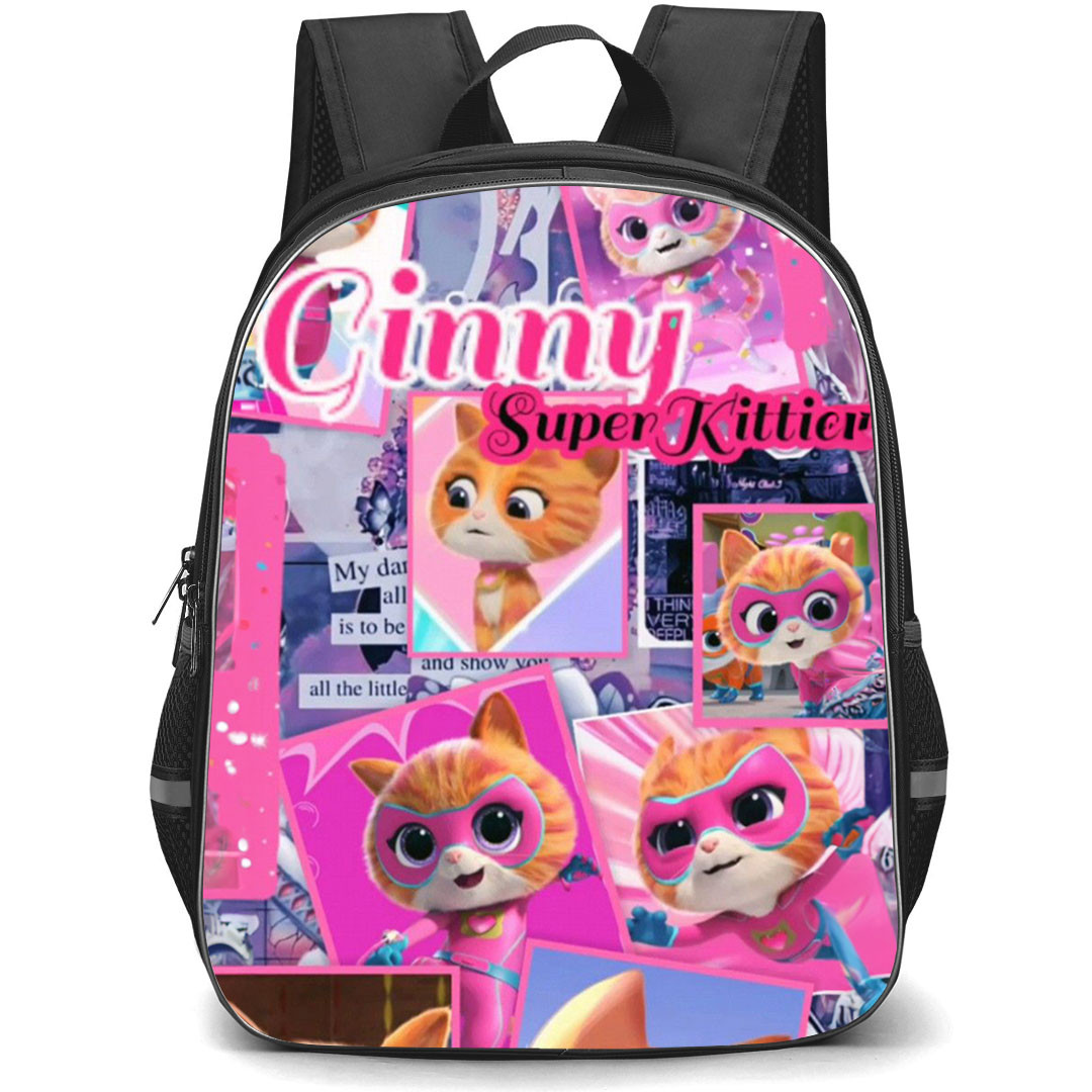 SuperKitties Ginny Backpack StudentPack - Ginny Collage