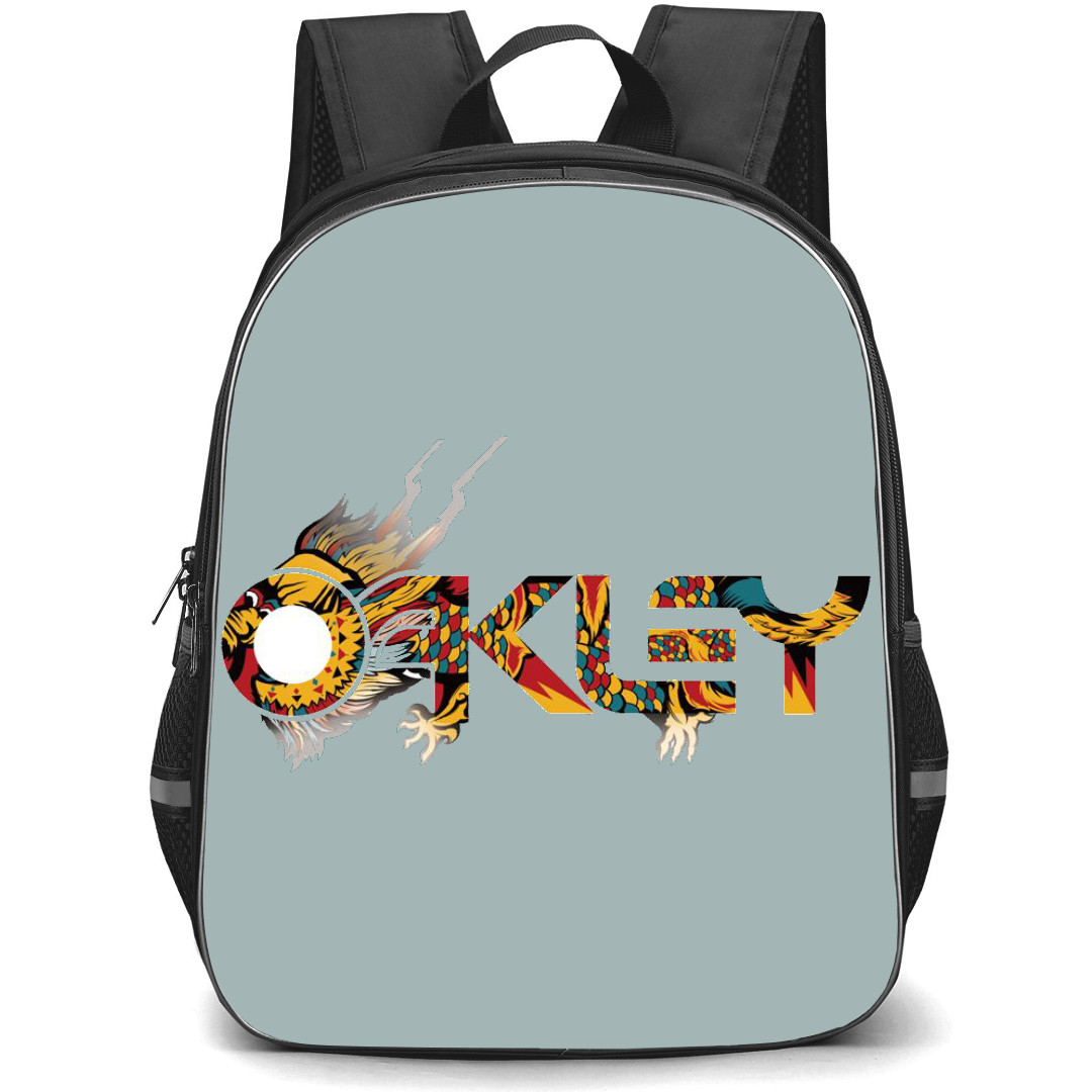 Surfing Oakley Backpack StudentPack - Surfing Oakley Logo Colorful Sticker