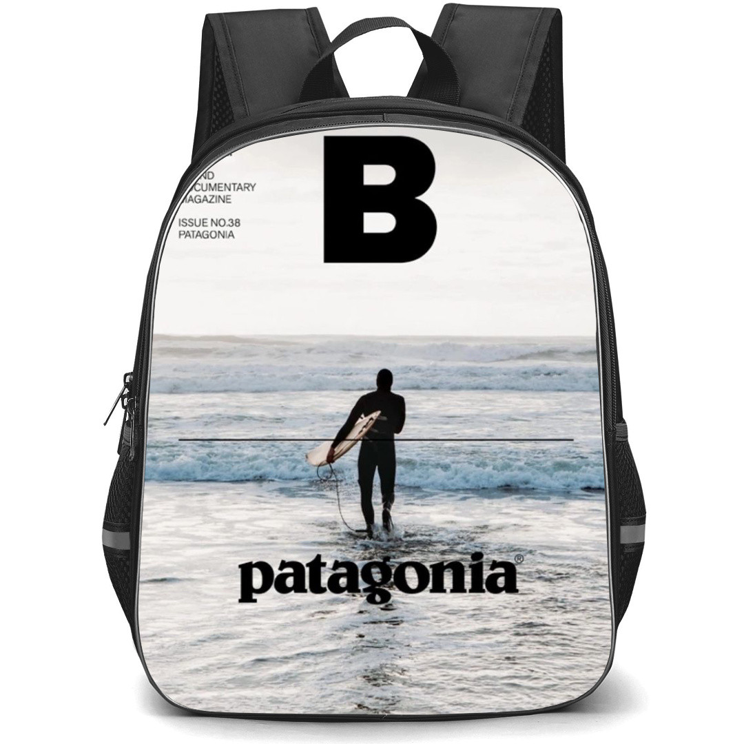 Surfing Patagonia Backpack StudentPack - Surfing Patagonia Aesthetic Poster