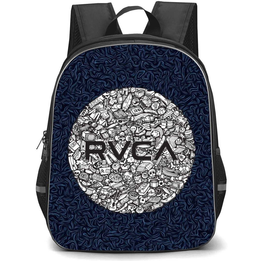 Surfing RVCA Backpack StudentPack - Surfing RVCA Logo On Desktop Drawing Icon Poster