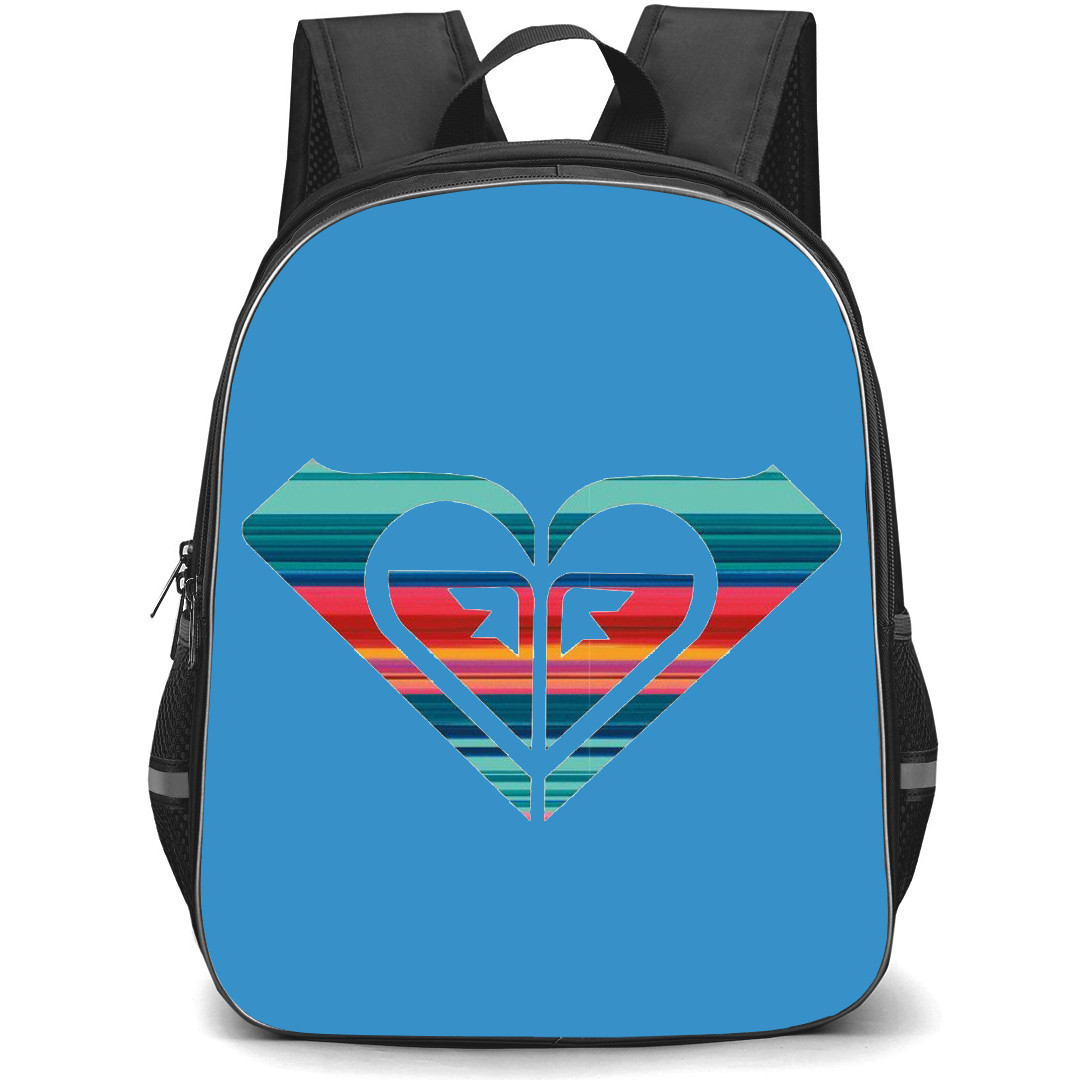 Surfing Roxy Backpack StudentPack - Surfing Roxy Multicolored Sticker