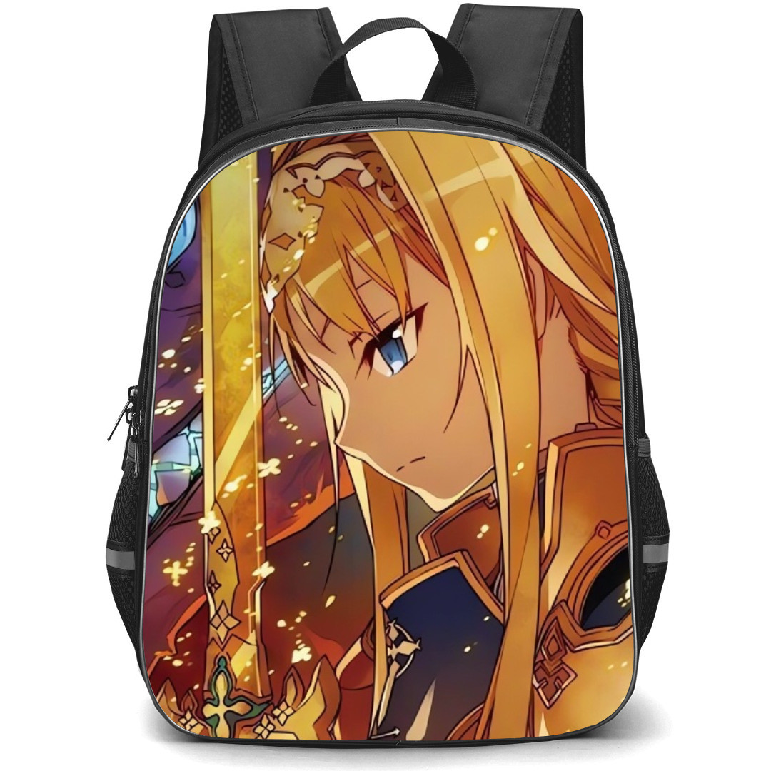 Sword Art Online Alice Zuberg Backpack Student Pack - Alice Zuberg Holding Sword Side Portrait