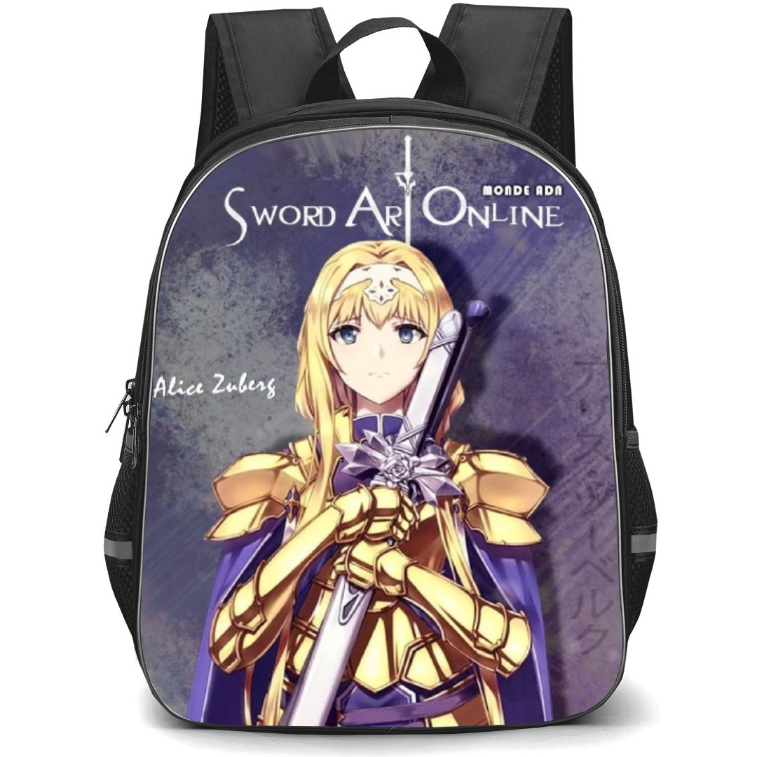 Sword Art Online Alice Zuberg Backpack Student Pack - Alice Zuberg Holding Sword on Chest