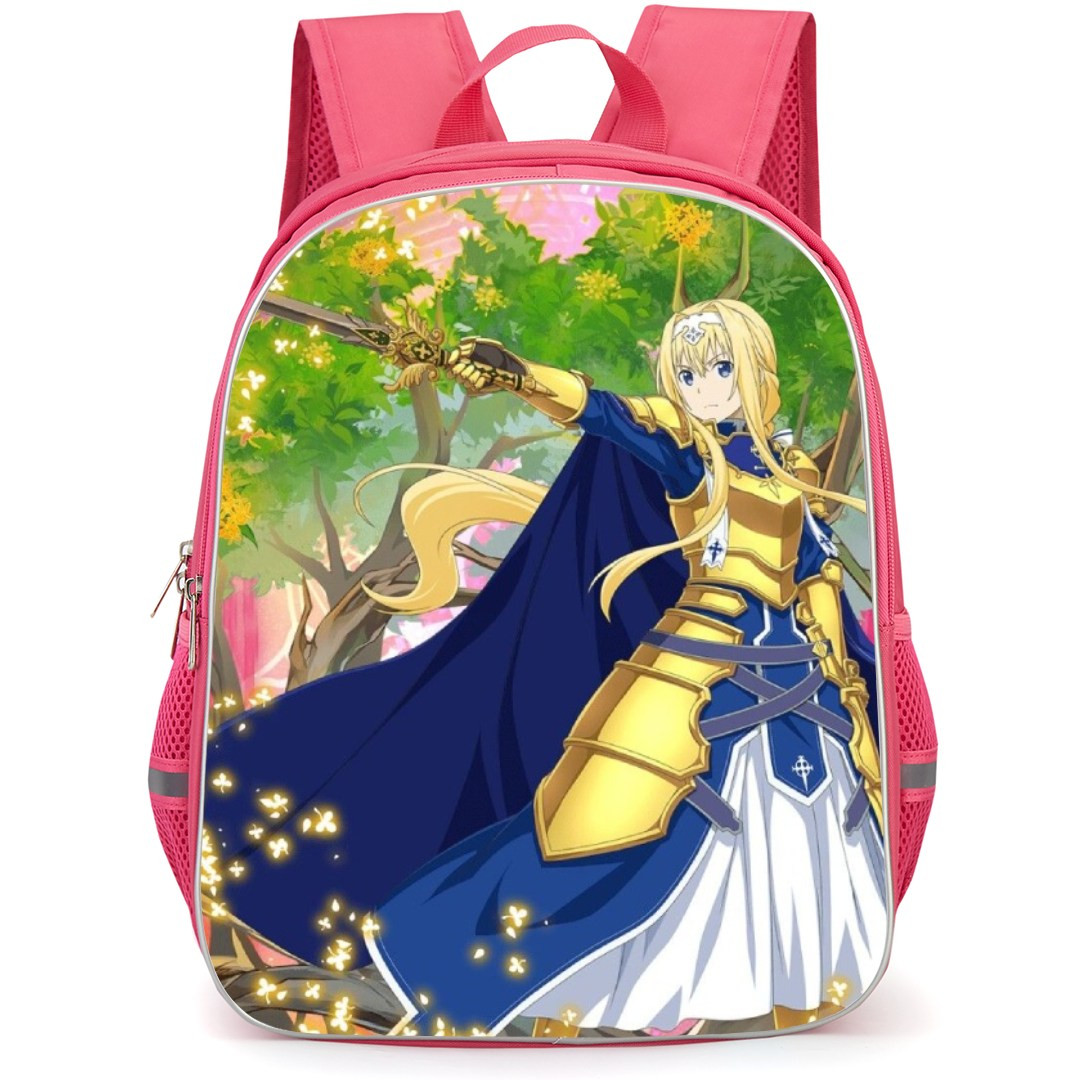 Sword Art Online Alice Zuberg Backpack Student Pack - Alice Zuberg Pointing Weapon