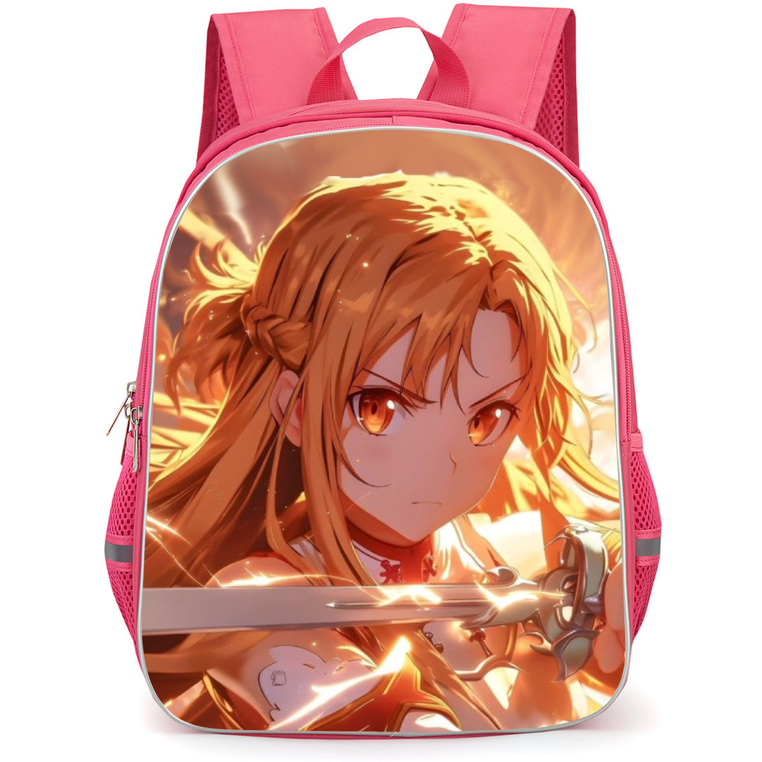 Sword Art Online Asuna Backpack Student Pack - Asuna Holding Sword Portrait