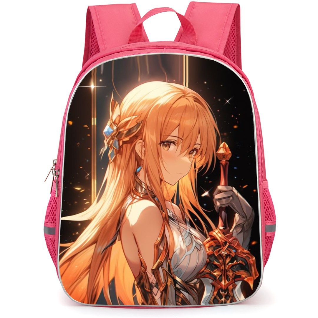 Sword Art Online Asuna Backpack Student Pack - Asuna Holding Sword Side Portrait