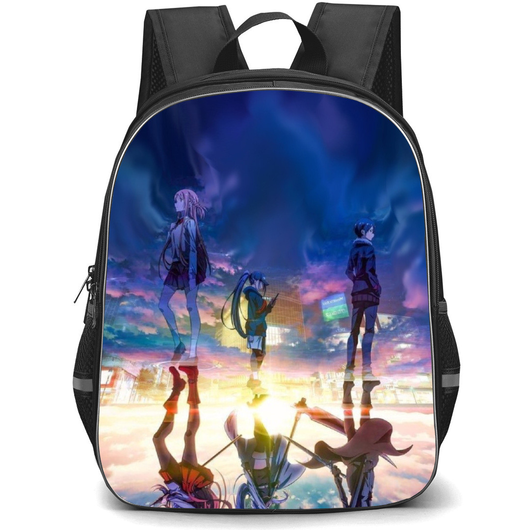 Sword Art Online Backpack Student Pack - Characters And Reflections Illustration