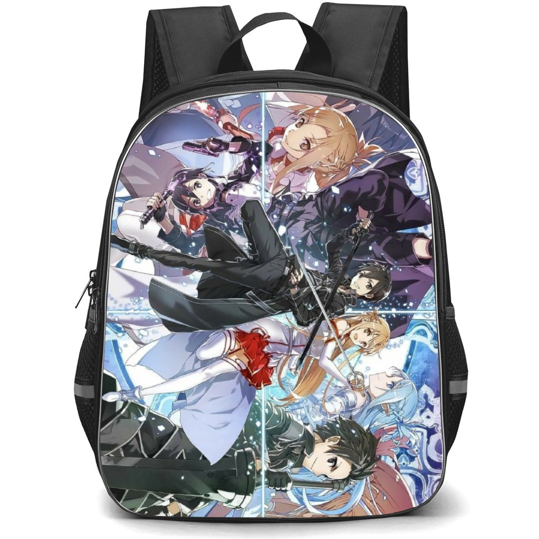 Sword Art Online Backpack Student Pack - Characters Different Poses Wallpaper