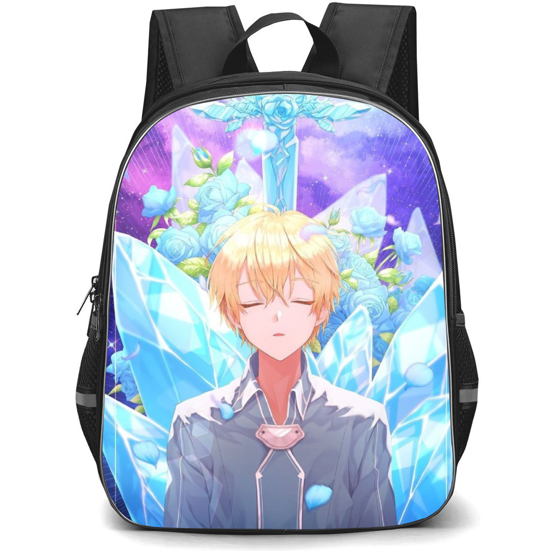 Sword Art Online Eugeo Backpack Student Pack - Eugeo Closed Eyes Iceberg Background