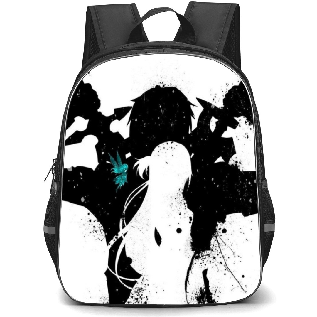 Sword Art Online Kirito & Asuna Backpack Student Pack - Kirito & Asuna Silhouette Art