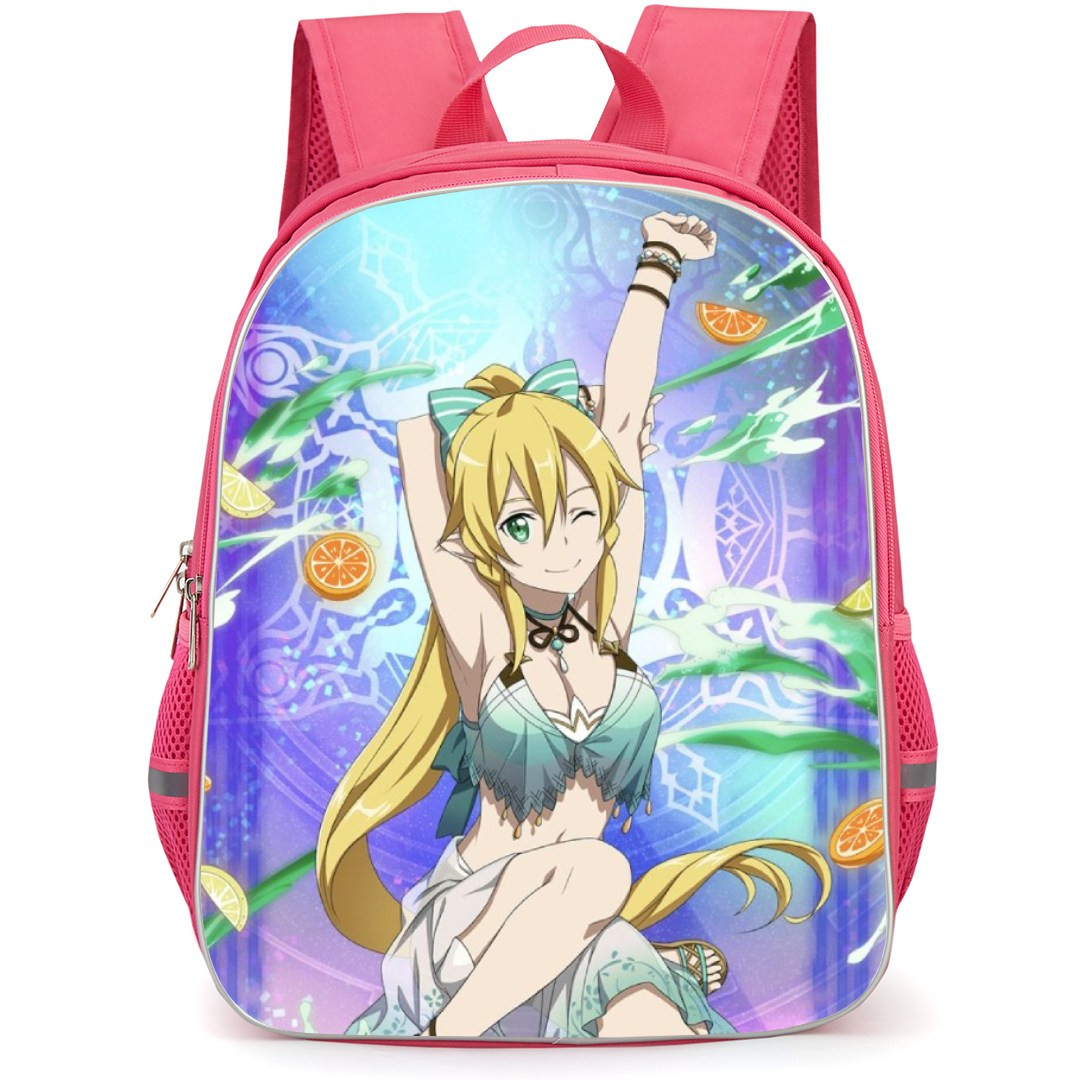 Sword Art Online Leafa Backpack Student Pack - Leafa Kneeling Arms Up Pose