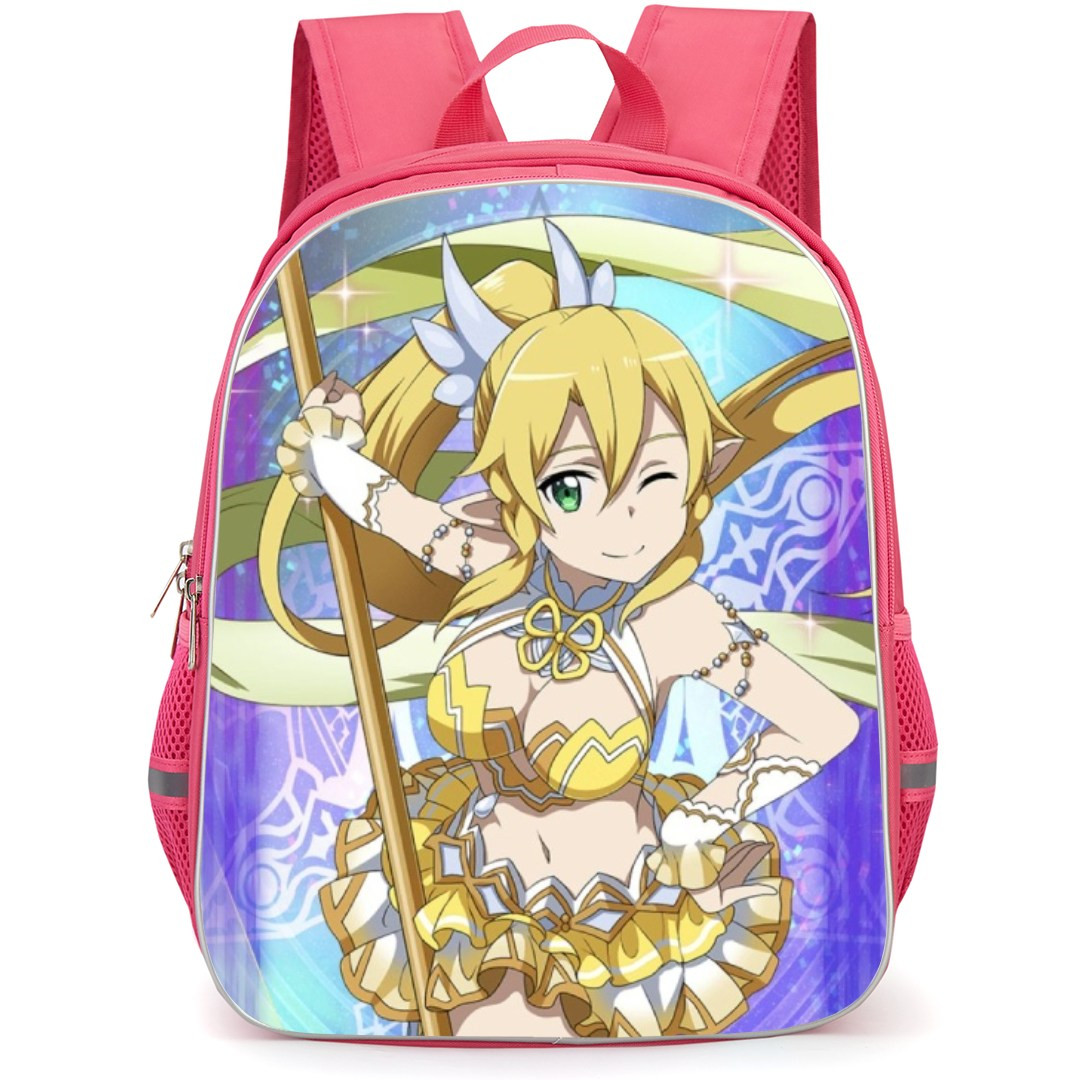 Sword Art Online Leafa Backpack Student Pack - Leafa Winking Holding Stick Pose