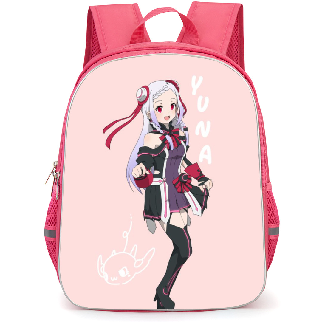 Sword Art Online Yuna Backpack Student Pack - Yuna Standing Pink Background