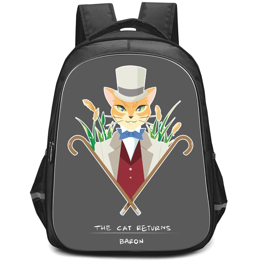 The Cat Returns Baron Humbert Backpack StudentPack - Baron Humbert Portrait On Gray Background