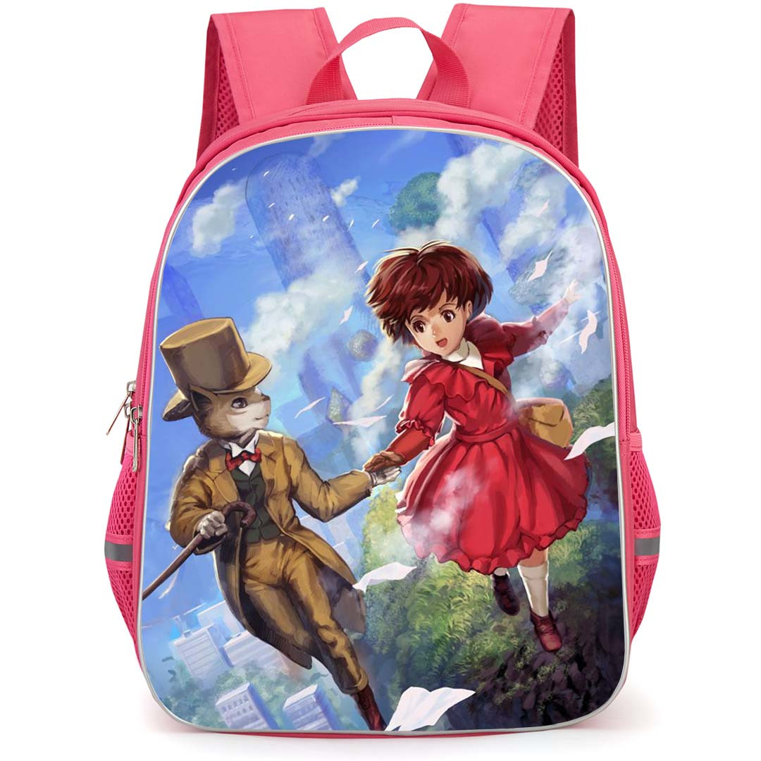 The Cat Returns Backpack StudentPack - The Cat Returns Baron And Hiromi Flying