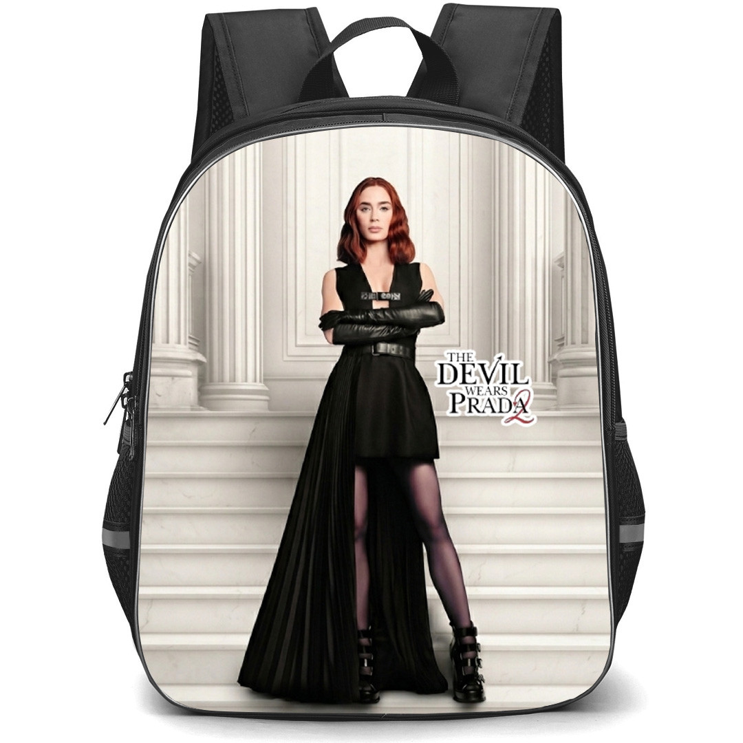 The Devil Wears Prada Emily Sachs Backpack School Bag StudentPack - Emily Sachs Stairs Fierce Series Poster