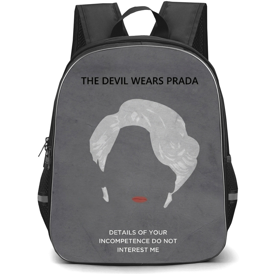 The Devil Wears Prada Miranda Priestly Backpack School Bag StudentPack - Miranda Priestly Detail Of Your Incompetence Phrase Poster