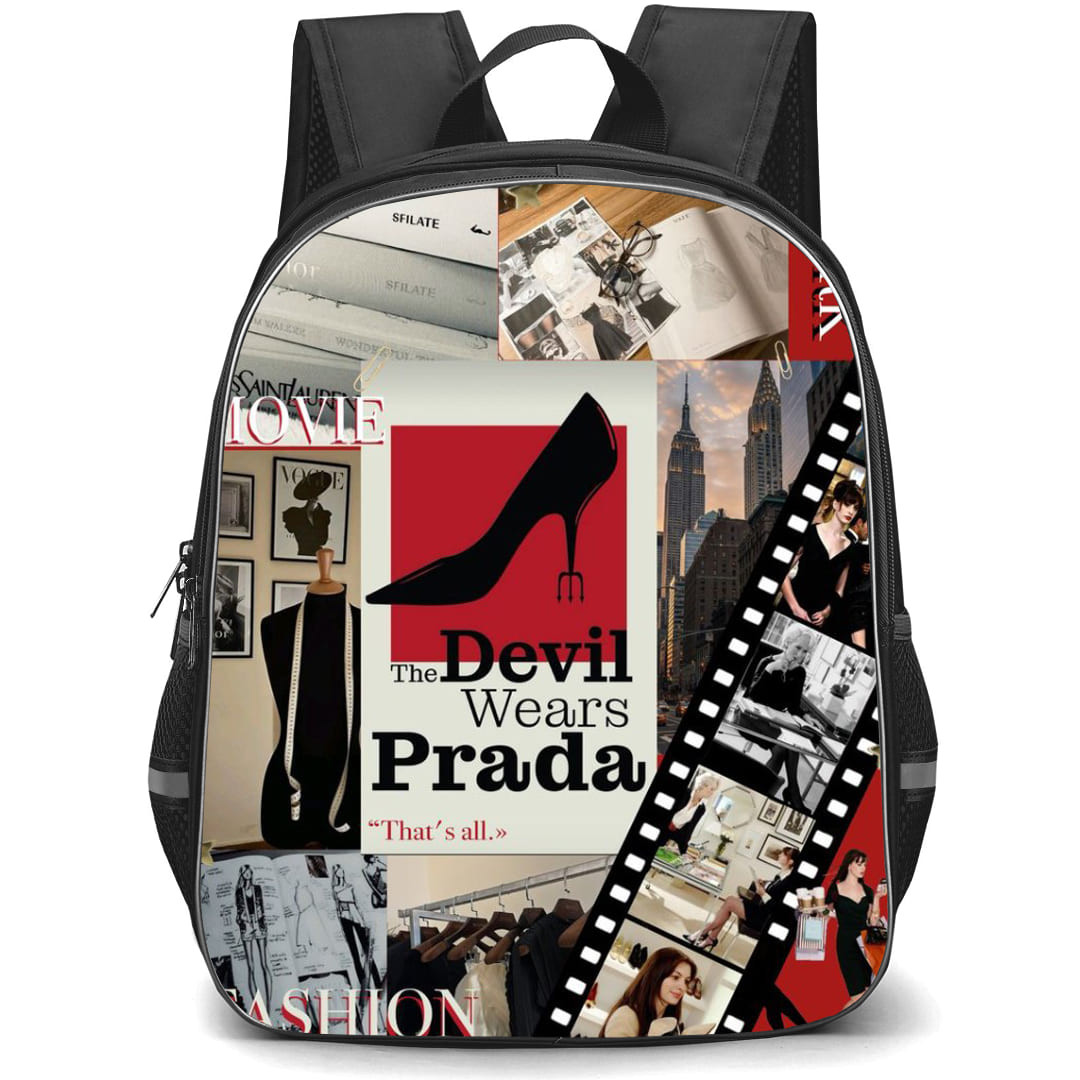 The Devil Wears Prada Backpack School Bag StudentPack - The Devil Wears Prada Movie Collage Poster