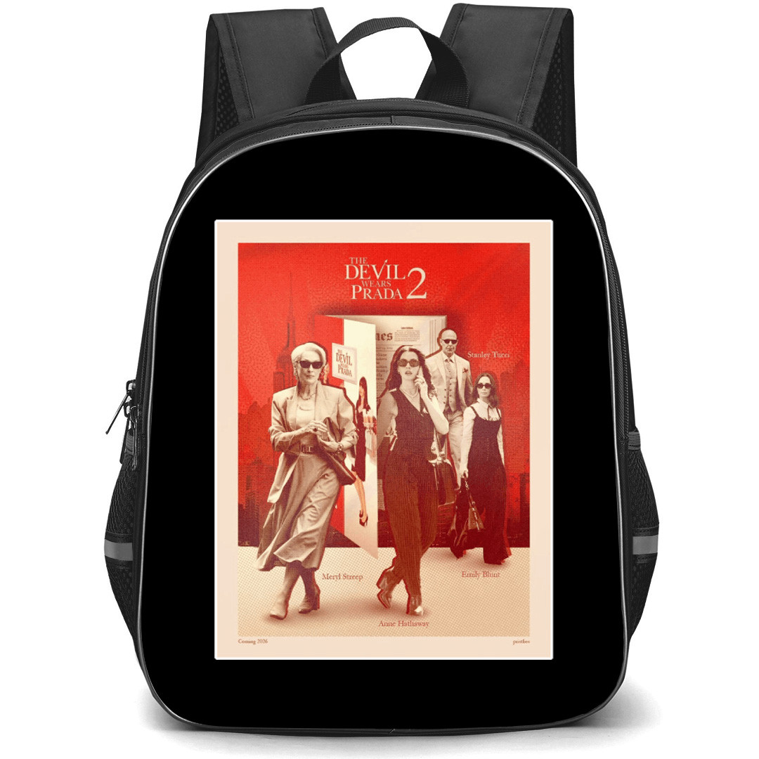 The Devil Wears Prada Backpack School Bag StudentPack - The Devil Wears Prada Official Poster Sticker