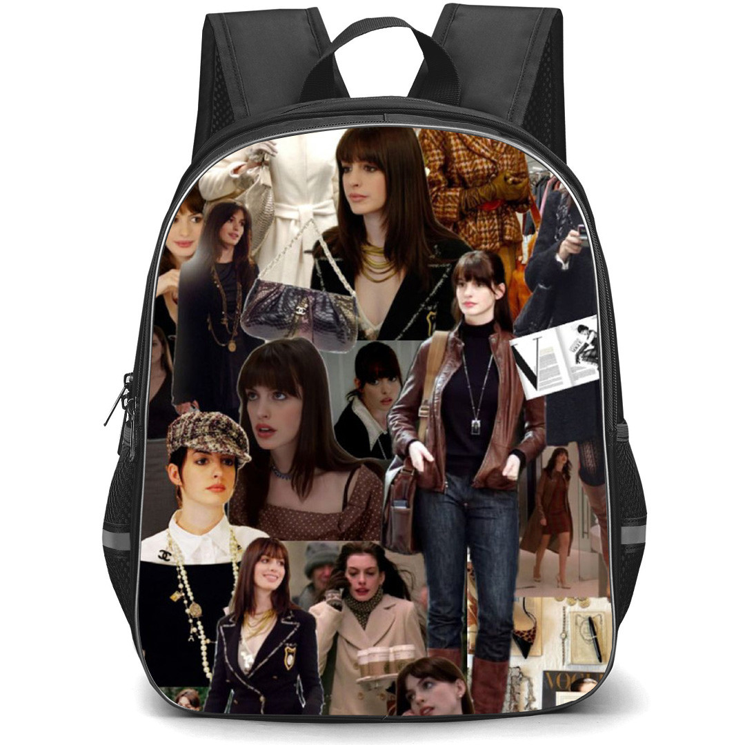 The Devil Wears Prada Andrea Sachs Backpack School Bag StudentPack - Andrea Sachs Different Scenes Collage