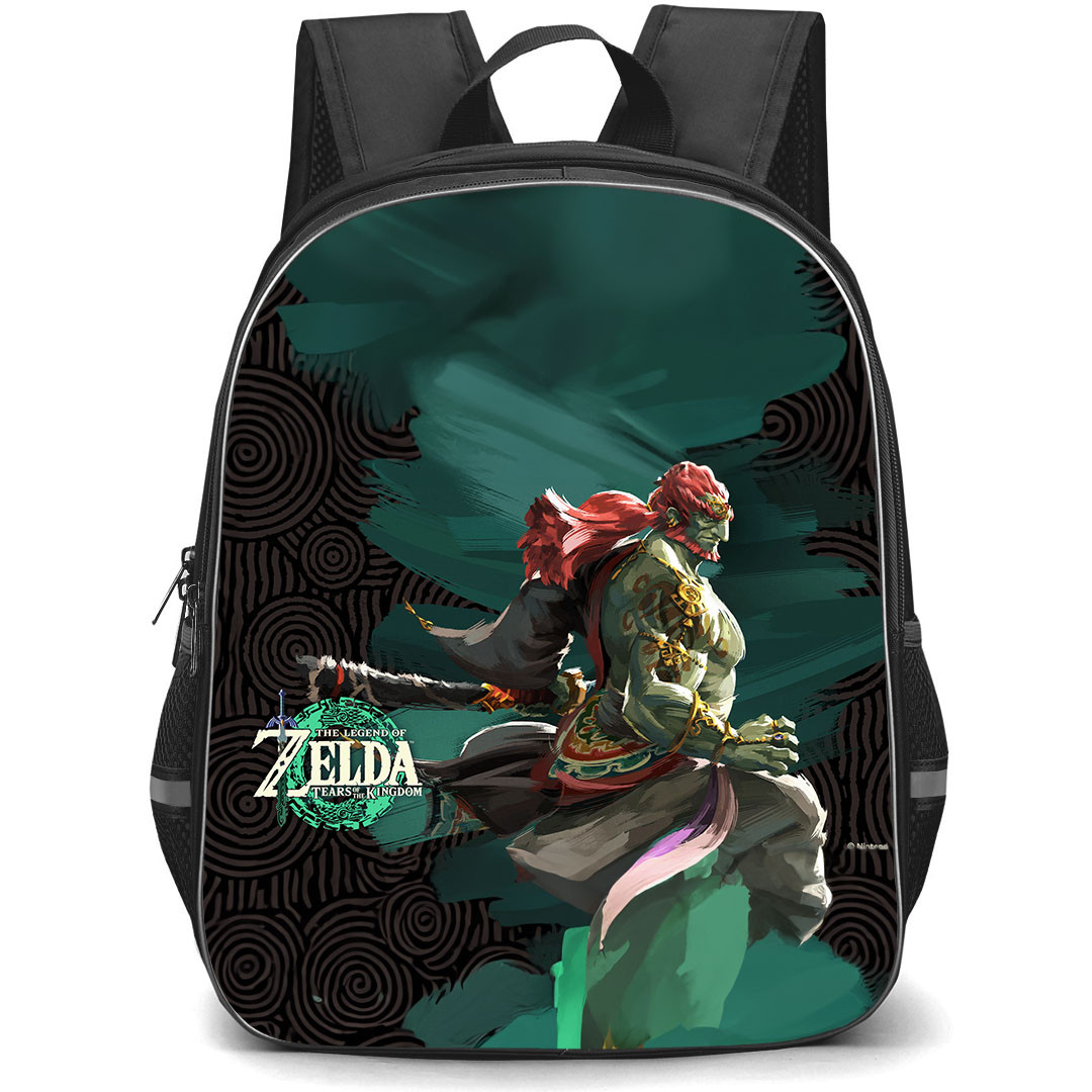 The Legend Of Zelda Ganondorf Backpack StudentPack - Ganondorf Side Portrait Tears Of The Kingdom