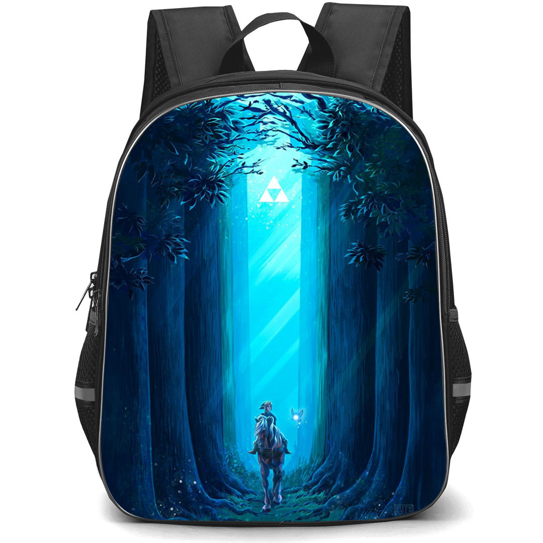 The Legend Of Zelda Link Backpack StudentPack - Link Riding A Horse Logo