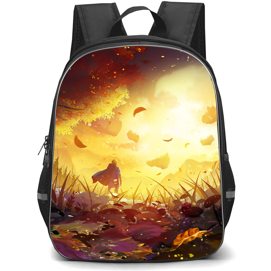 The Legend Of Zelda Link Backpack StudentPack - Link Tears Of The Kingdom Scenery