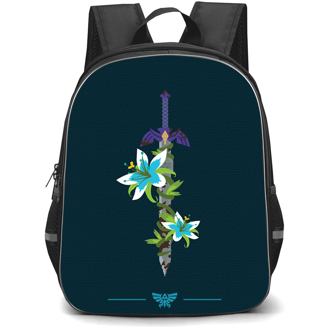 The Legend Of Zelda Backpack StudentPack - Master Sword Cartoon Art