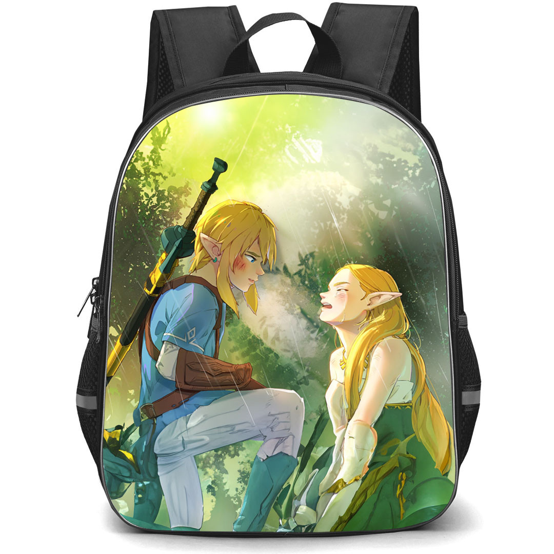 The Legend Of Zelda Backpack StudentPack - Princess Zelda And Link Crying